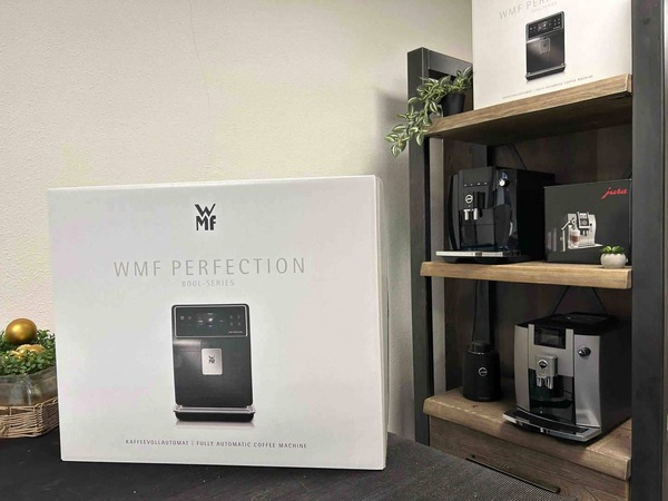 Nieuwe Koffiemachine Verpakt Compr